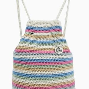 The Sak multi colored drawstring bag